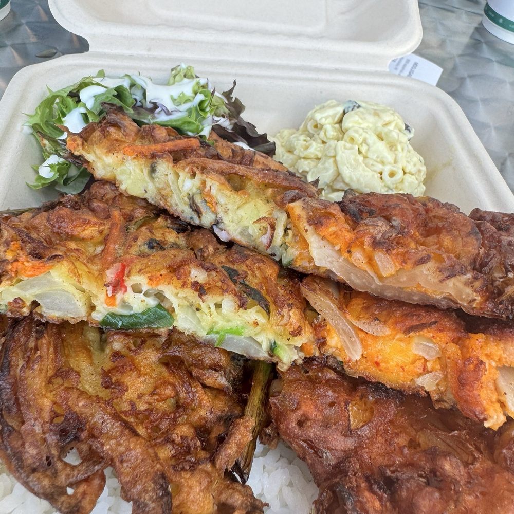 Moojigae Korean Grill - Half Kimchi Half Seafood Pancake - Korean Near Me - Honolulu, Hawaii Moojigae Korean Grill - Half Kimchi Half Seafood Pancake - Korean Near Me - Honolulu, Hawaii