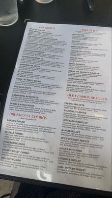 Menu photo 2 The Waffle Place Fresno, CA Menu photo 2 The Waffle Place Fresno, CA