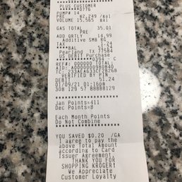a receipt for a kroger burger a receipt for a kroger burger