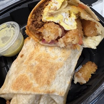 Blue Hummingbird Coffee and Kitchen - Soyrizo Breakfast burrito - Coffee Roasteries Near Me - Irvine, California