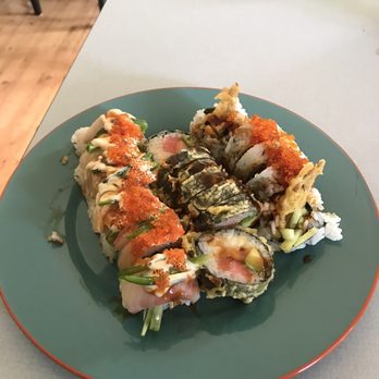 Sushi Heaven - Double Hamachi ; Oh Yes Roll ; Spider Roll - Japanese Near Me - Ashland, Oregon Sushi Heaven - Double Hamachi ; Oh Yes Roll ; Spider Roll - Japanese Near Me - Ashland, Oregon