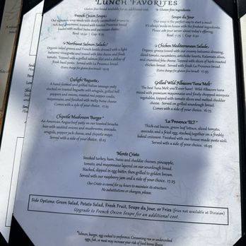 La Provence - Menu - Bakeries Near Me - Vancouver, Washington La Provence - Menu - Bakeries Near Me - Vancouver, Washington