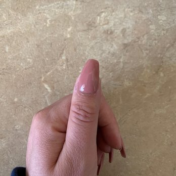 Xanadu Nails & Spa - Terrible shape, crooked and too thick. This was after attempt 3 to refits it. - Nail Salons Near Me - Alamogordo, New Mexico Xanadu Nails & Spa - Terrible shape, crooked and too thick. This was after attempt 3 to refits it. - Nail Salons Near Me - Alamogordo, New Mexico