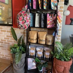 Mannge Town Cafe - Merchandise nicely displayed.