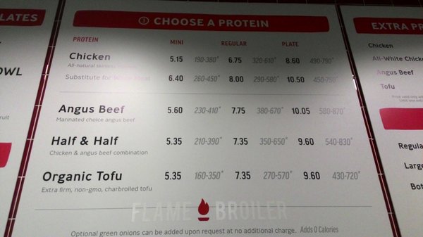 Menu photo 4 Flame Broiler Jurupa Valley, CA