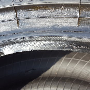 Plaza Tire - Bead damage (detail) - Tires Near Me - Baldwin Park, California Plaza Tire - Bead damage (detail) - Tires Near Me - Baldwin Park, California
