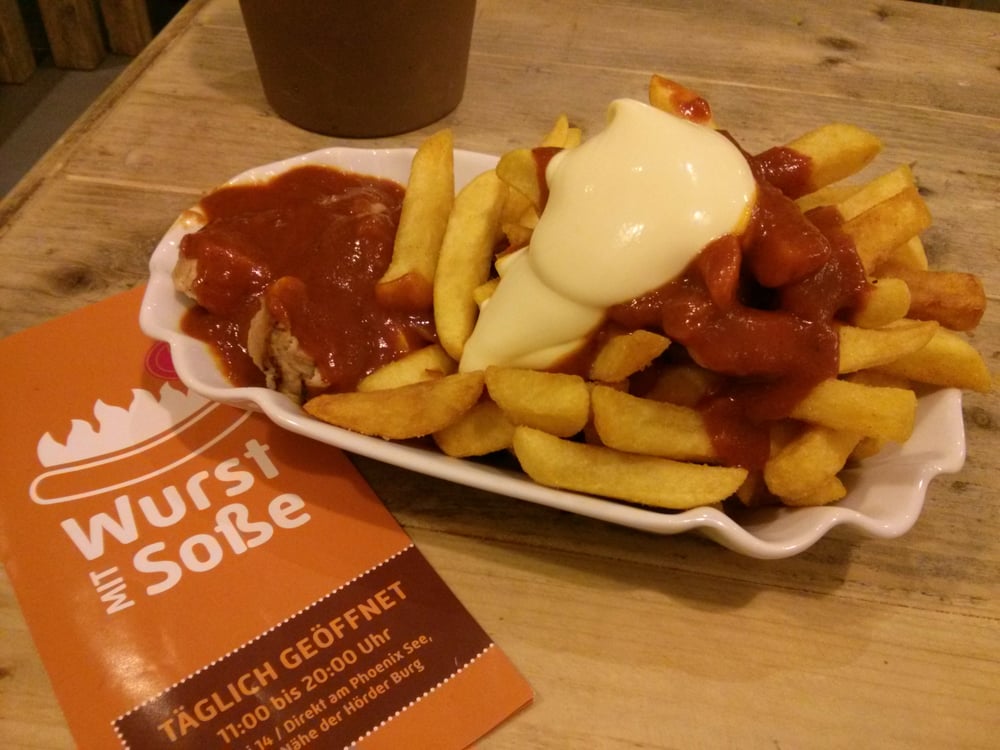 Wurst mit Soße