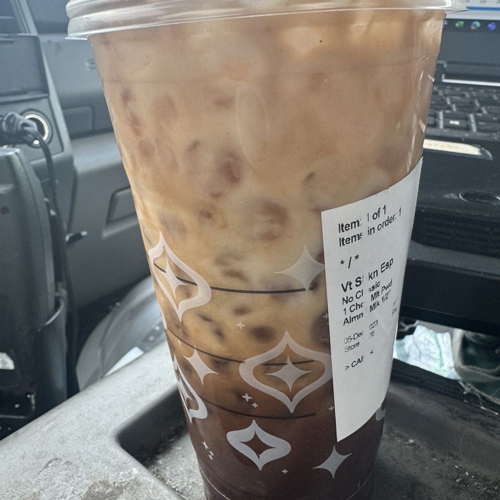 Starbucks - Venti shaken expresso - Coffee & Tea Near Me - Taunton, Massachusetts