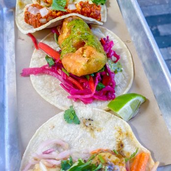 Bartaco - Cauliflower, crispy avocado, Baja fish - Tacos Near Me - Aventura, Florida Bartaco - Cauliflower, crispy avocado, Baja fish - Tacos Near Me - Aventura, Florida