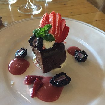 Niner Wine Estates - Chocolate marquise. I mean - wow. - Wine Tasting Room Near Me - Paso Robles, California Niner Wine Estates - Chocolate marquise. I mean - wow. - Wine Tasting Room Near Me - Paso Robles, California