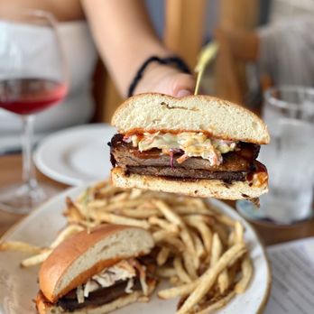 The Periodic Table - Korean BBQ Burger w/ Fries - Bars Near Me - Columbia, Maryland