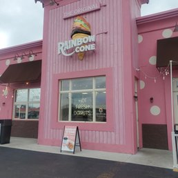 Exterior outside entrance of The Original Rainbow Cone - Lombard, Illinois Exterior outside entrance of The Original Rainbow Cone - Lombard, Illinois