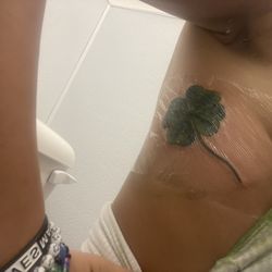 Artisan Body Piercing and Tattoo - Virginia Beach - 4 leaf clover tattoo