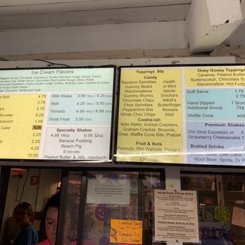 Bradley's Sweet Side - menus and prices - Ice Cream & Frozen Yogurt Near Me - Sweetwater, Tennessee