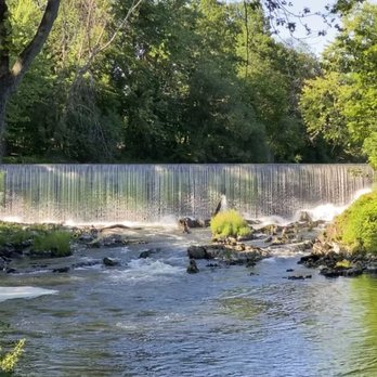 The Roundhouse Hotel - Waterfall is beautiful - New American Near Me - Beacon, New York