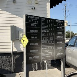 Drink menu