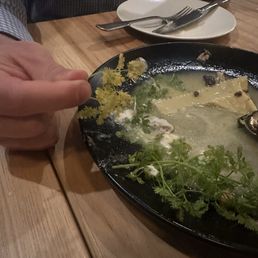 Ravioli with rotten herbs Ravioli with rotten herbs