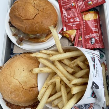 Birdcall - Two chicken sandwiches and fries - Chicken Shop Near Me - Denver, Colorado Birdcall - Two chicken sandwiches and fries - Chicken Shop Near Me - Denver, Colorado