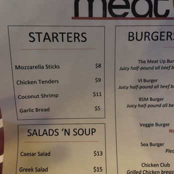 The MeatUp - Starters, Salads and Soup - New American Near Me - Donoe, St Thomas, Virgin Islands