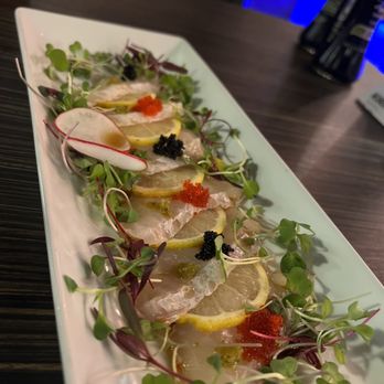 Sushiya - Halibut Carpaccio - Sushi Bars Near Me - San Dimas, California Sushiya - Halibut Carpaccio - Sushi Bars Near Me - San Dimas, California