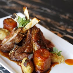La Bifurcation - Carré d'agneau aux bananes plantains