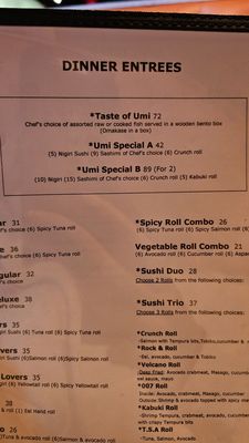 Menu photo 8 Sushi Umi Herndon, VA Menu photo 8 Sushi Umi Herndon, VA