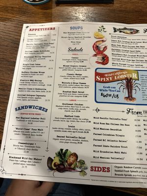 Menu photo 2 King's Fish House - Pine Ave Long Beach, CA Menu photo 2 King's Fish House - Pine Ave Long Beach, CA