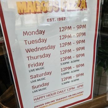 Original Magoo's Pizza - Hours of operation - Pizza Near Me - Honolulu, Hawaii Original Magoo's Pizza - Hours of operation - Pizza Near Me - Honolulu, Hawaii