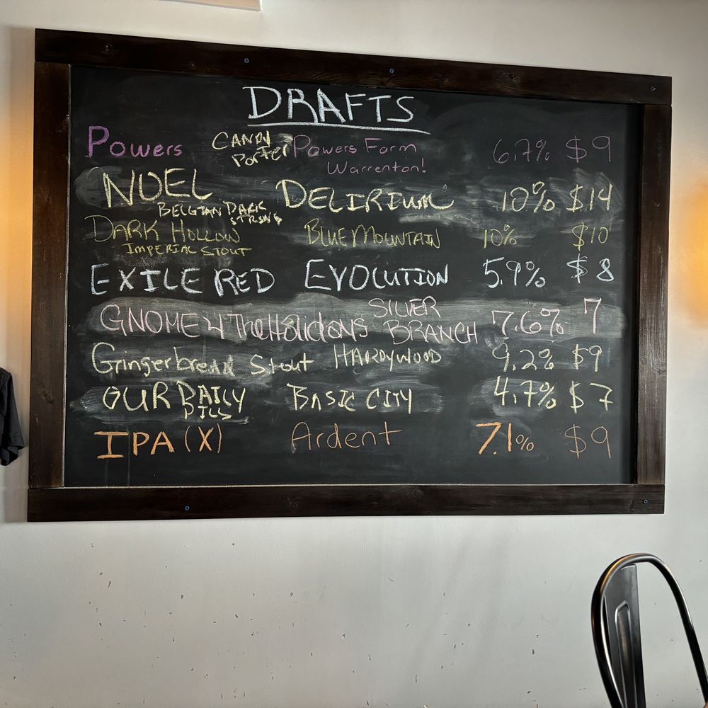 Cast Iron Craft House - Draft menu on the day we visited. We both had the Dark Hollow Imperial Stout. - Cocktail Bars Near Me - Warrenton, Virginia Cast Iron Craft House - Draft menu on the day we visited. We both had the Dark Hollow Imperial Stout. - Cocktail Bars Near Me - Warrenton, Virginia