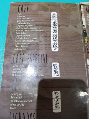 Menu photo 3 Frida Pinamar, C