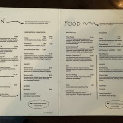 Moustache - Menu food