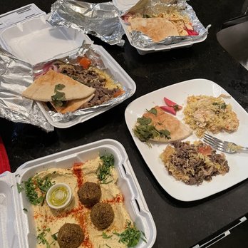 Cafe Rakka - Falafel hummus bowl, beef sajj , chicken and cream. - Greek Near Me - Hendersonville, Tennessee Cafe Rakka - Falafel hummus bowl, beef sajj , chicken and cream. - Greek Near Me - Hendersonville, Tennessee