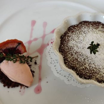 The Compound Restaurant - Molten chocolate cake - New American Near Me - Santa Fe, New Mexico