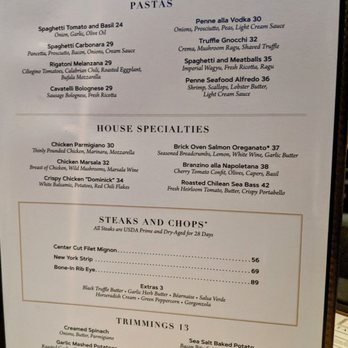Lavo - Menu - Italian Near Me - Las Vegas, Nevada