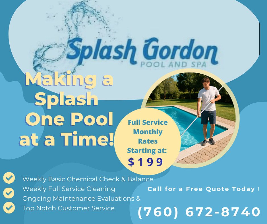 SPLASH GORDON POOL AND SPA - Updated February 2026 - San Diego ...