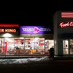 the outside of a fast food restaurant the outside of a fast food restaurant