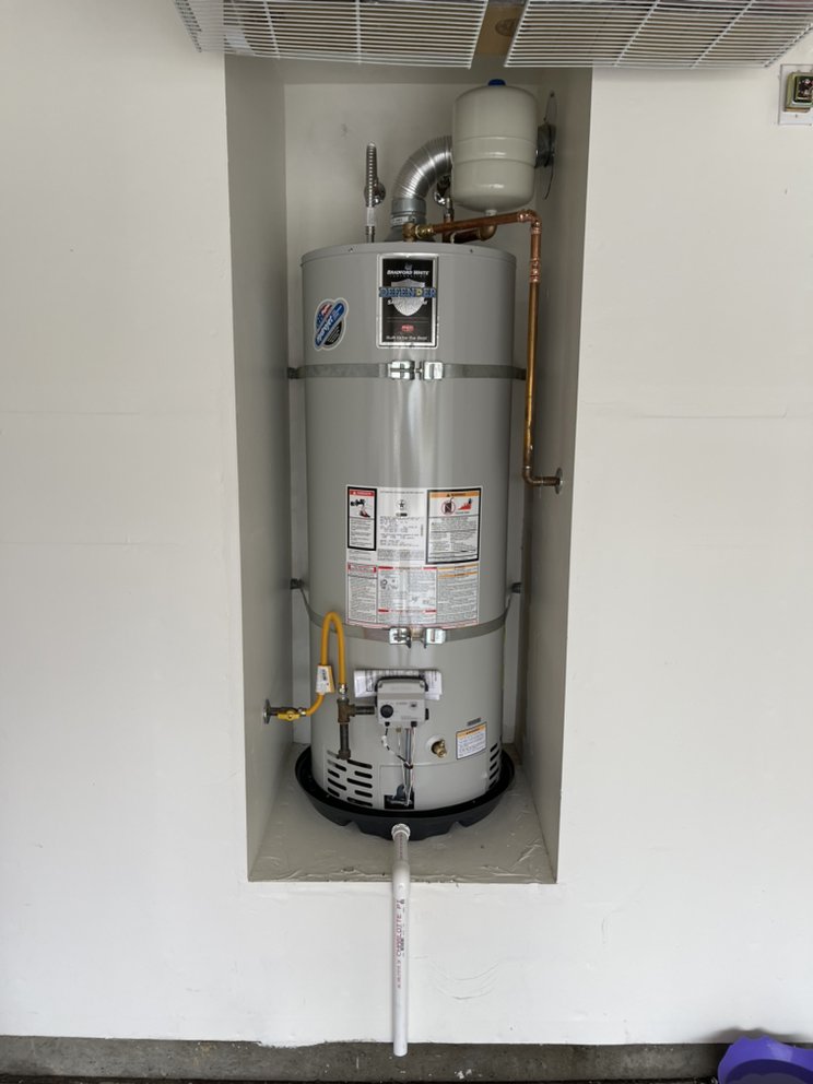 Slide of Water Heater Man