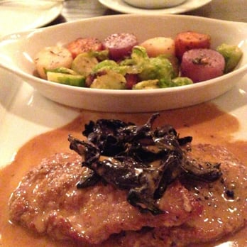 The Terrace - The veal scaloppini is picture perfect. But it was salty & overcooked. To match, the potatoes were salty & overcooked, too - New American Near Me - Pasadena, California The Terrace - The veal scaloppini is picture perfect. But it was salty & overcooked. To match, the potatoes were salty & overcooked, too - New American Near Me - Pasadena, California