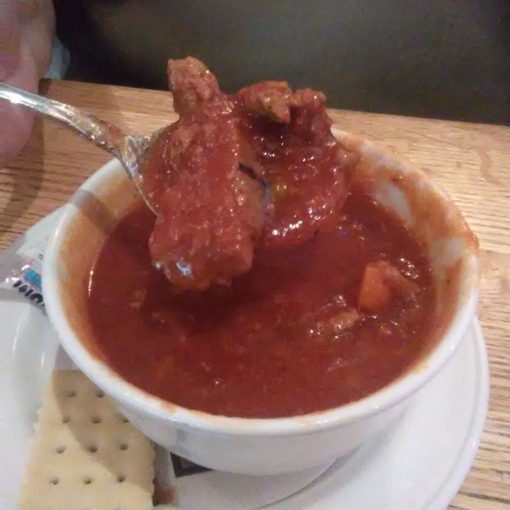 Pala Cafe - Kansas City beef soup...chunks o beef - American Near Me - Pala, California