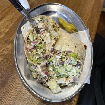 Meraki Greek Grill - Chicken wrap was excellent - Greek Near Me - Orem, Utah