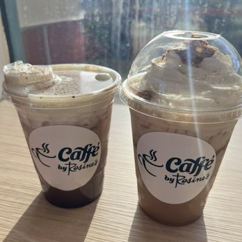 Caffè By Rosine's - Chocolate banana cloud & cookie butter latte - Desserts Near Me - Sand City, California