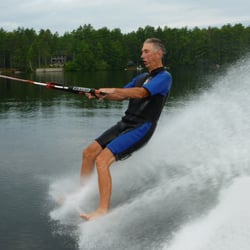 Dick Grant learned to barefoot without falling at 70 years old and is still barefooting at 81 years old.