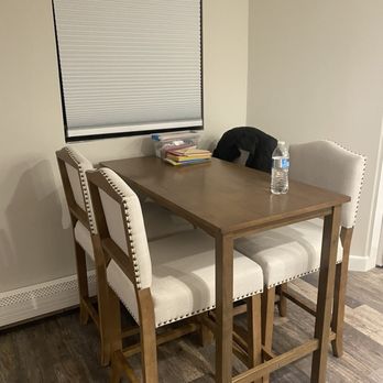 Put Together Projects - Wooden Dining Table & Chairs - Handyman Near Me - Farmingville, New York Put Together Projects - Wooden Dining Table & Chairs - Handyman Near Me - Farmingville, New York