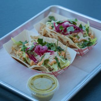 Redefined Food - Brisket Street Tacos with house Salsa Verde - Food Delivery Services Near Me - Palm Coast, Florida