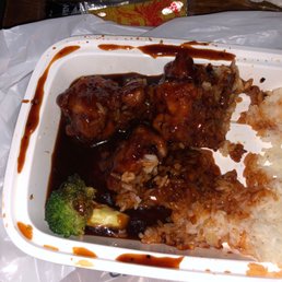 General Tsos drenched in sauce General Tsos drenched in sauce