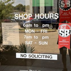 Southern Maid Donuts - Saturday and Sunday hours. Who knows?