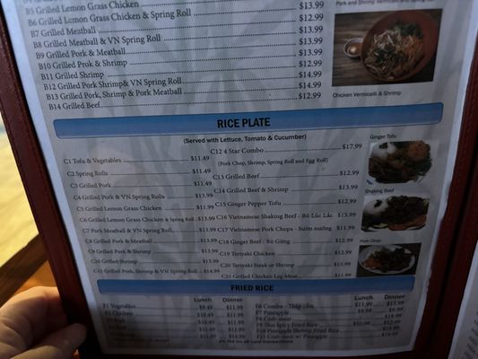 Menu photo 6 Pho 4 Star Universal City, TX