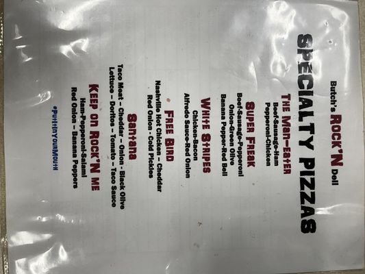 Menu photo 2 Butchs Rockn Deli Blair, NE