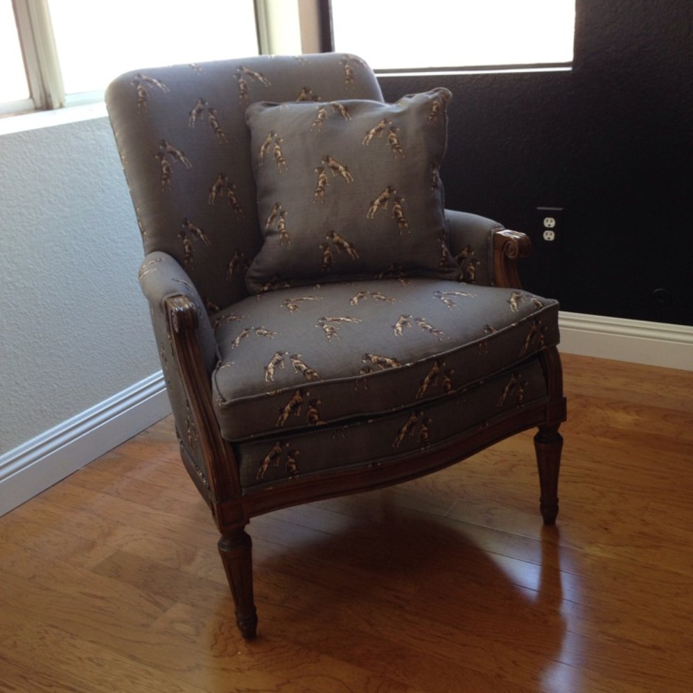 Sofa Decor - Emily Bone 'wired terrier' - Furniture Reupholstery Near Me - Los Angeles, California Sofa Decor - Emily Bone 'wired terrier' - Furniture Reupholstery Near Me - Los Angeles, California