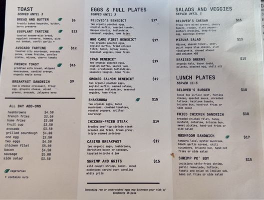 Menu photo 7 Beloved's Bakery & Cafe Reno, NV